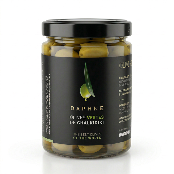 Olives Vertes Chalkidiki Bio - avec noyaux