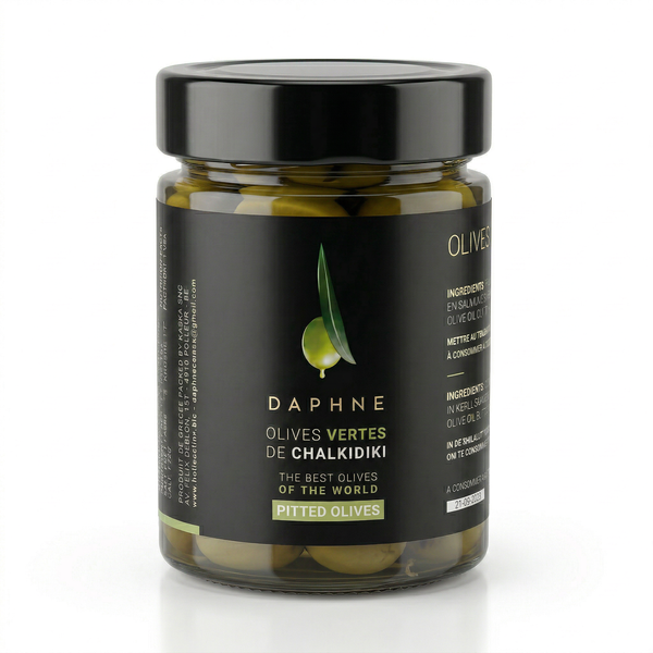 Olives Vertes Chalkidiki Bio - sans noyaux